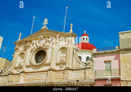 Chiesa In-Nazzarenu, Sliema Malta Chiesa Parrocchiale di Gesù di Nazaret, Sliema Malta Foto Stock