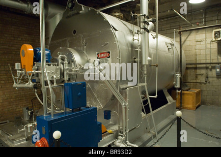 Accessori interni di EBR-1 Edificio (sperimentale Reattore Autofertilizzante 1) i mondi prima centrale nucleare Idaho National Eng Foto Stock