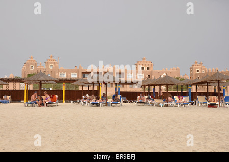 Sal spiaggia di Capo Verde vicino a Club Hotel Riu Garopa Foto Stock