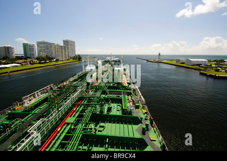 Fort Lauderdale, Port Everglades, Florida, Stati Uniti d'America: American Petroleum tanker, Sunshine membro Foto Stock