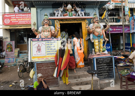 Un tempio di Thiruvannamalai, Tamil Nadu. Foto Stock