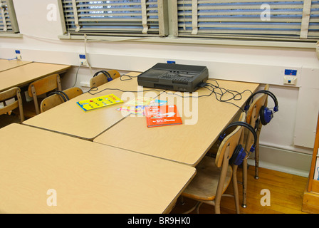 Scuola materna e di prima qualità in aula. Foto Stock