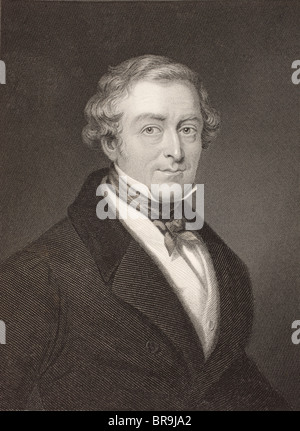 Sir Robert Peel, 2° Baronet, 1788 a 1850. Del Partito conservatore britannico, più due volte Primo Ministro del Regno Unito. Foto Stock