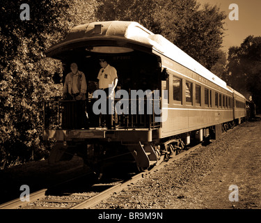 Treno a vapore dalla California State Railroad Museum Foto Stock