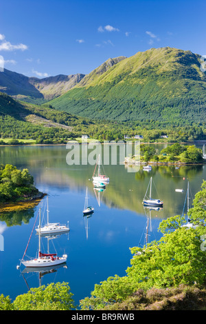 Vescovi Bay, Loch Leven, Highland, Scotland, Regno Unito. Foto Stock