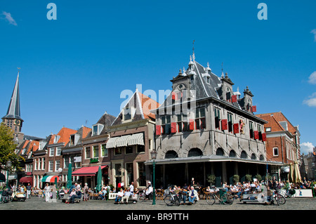 Hoorn paesi Bassi Olanda storica casa di pesatura VOC pub bar ristorante Foto Stock