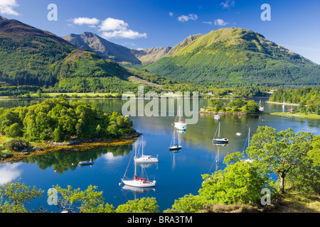 Vescovi Bay, Loch Leven, Highland, Scotland, Regno Unito. Foto Stock