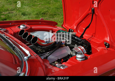 3 litri V6 motore personalizzato in 1962 Ford Consul Capri Foto Stock