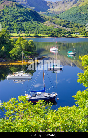 Vescovi Bay, Loch Leven, Highland, Scotland, Regno Unito. Foto Stock