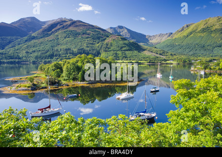 Vescovi Bay, Loch Leven, Highland, Scotland, Regno Unito. Foto Stock