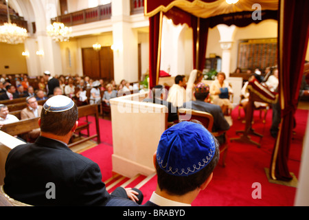 Matrimonio ebraico, Neuilly-sur-Seine, Hauts-de-Seine, Francia, Europa Foto Stock