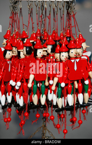 Pinocchio marionette, Firenze, Toscana, Italia, Europa Foto Stock
