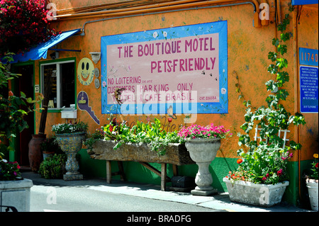 Cafe Brasil di Culver City Los Angeles è un elegante pet friendly motel-cafe. Foto Stock