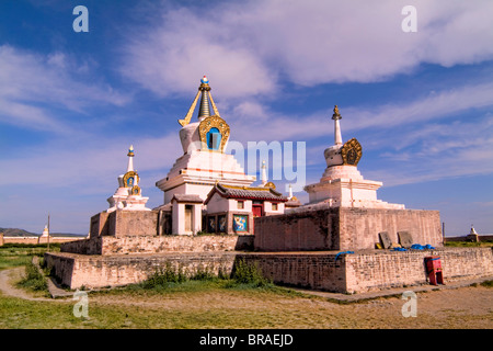 Famoso Erdene Zuu monastero 1586 in Mongolia Foto Stock