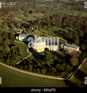 Immagine aerea di casa Ickworth, vicino a Bury St Edmunds, Suffolk, Regno Unito Foto Stock