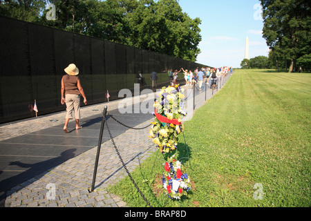 Vietnam Veterans Memorial, Washington D.C., Stati Uniti d'America, America del Nord Foto Stock