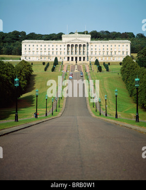 Stormont,Belfast City , Ireland;vista esterna degli edifici del Parlamento europeo Foto Stock