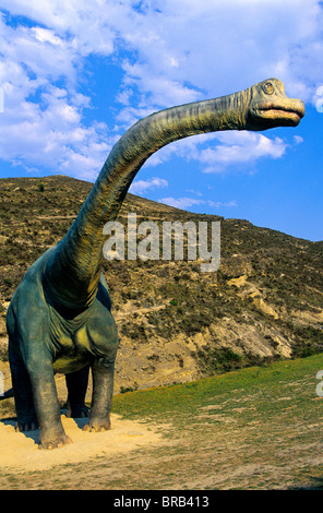 Sauropod dinosaur. Valdecevillo. La Rioja. Spagna. Il Cammino di San Giacomo Foto Stock