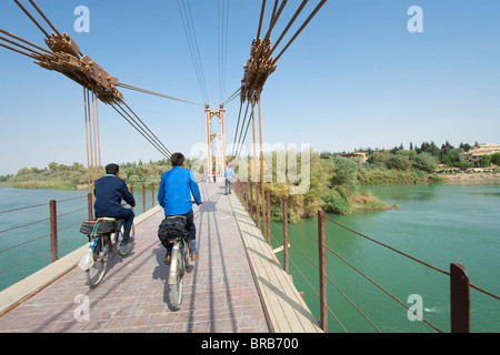 Ponte di Deir Ezzor, Siria Foto Stock