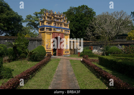 Per Mieu tempio complesso, Sito Patrimonio Mondiale dell'UNESCO, la tonalità, il Vietnam, Indocina, Asia sud-orientale, Asia Foto Stock