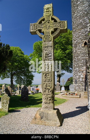 L'Irlanda contea di Louth Monasterboice sito monastico Foto Stock