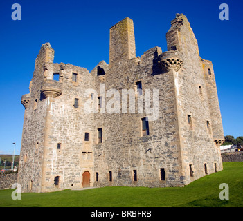 Il castello di Scalloway, isole Shetland, Scozia Foto Stock