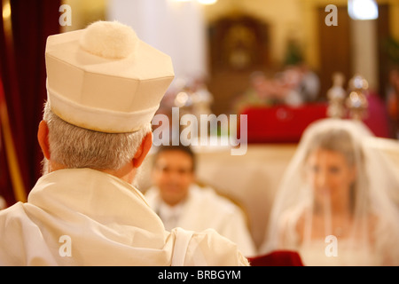 Matrimonio ebraico, Neuilly-sur-Seine, Hauts de Seine, Francia Foto Stock