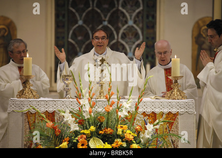 L Opus Dei in festa a Parigi, Francia Foto Stock