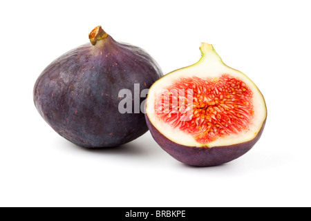 Intero e a mezza figura su sfondo bianco Foto Stock