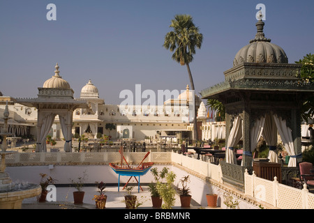 Gul Mahal, Jag Mandir Isola, Udaipur, Rajasthan, India Foto Stock