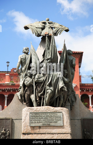 Plaza Bolivar, Casco Viejo (Casco Antiguo) (Città Vecchia), San Felipe distretto, Panama City, Panama America Centrale Foto Stock