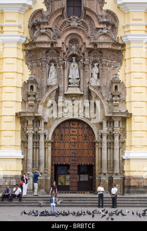 San Francisco monastero nel centro di Lima distretto, Lima, Peru Foto Stock