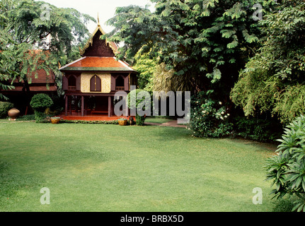 Il padiglione di lacca, Suan Pakkad Palace, Bangkok in Thailandia Foto Stock