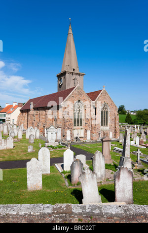 San Martino La chiesa parrocchiale di San Martino, Jersey, Isole del Canale, REGNO UNITO Foto Stock