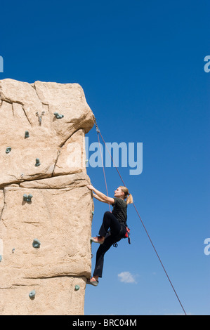 Un scalatore di ricreazione di Berlino Prenzlauer Berg di Berlino, Germania Foto Stock