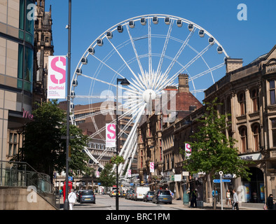 La ruota di Sheffield South Yorkshire England Regno Unito Foto Stock