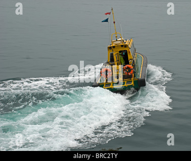 Il porto di Poole barca pilota Foto Stock