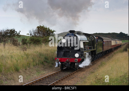 Sir Lamiel sul suo modo di Sheringham e dirigendosi verso nord Weybourne Norfolk. Foto Stock