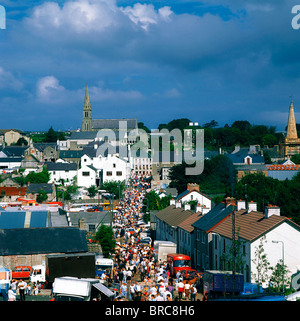 Ould Lammas Fair, Ballycastle, Co Antrim, Irlanda; Tradizionale fiera associata con il Lammas Harvest Festival Foto Stock