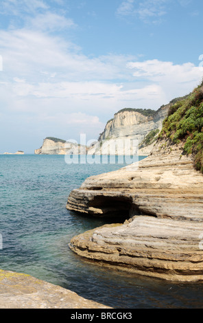 Cape Drastis Corfù Foto Stock