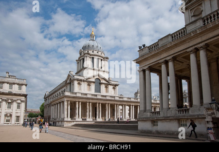 Greenwich Old Royal Naval College Foto Stock