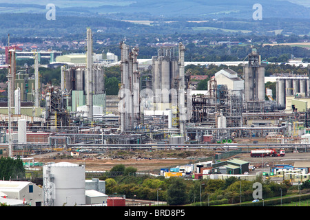 Ineos raffineria di Grangemouth, Scozia Foto Stock