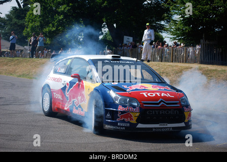 Driver campione Sebastien Loeb a Goodwood Festival della velocità 2009 Foto Stock