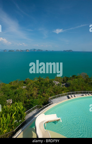 Evason sei Senes Hideaway Hotel di lusso su Yao Noi, Isola di Phuket, Tailandia Foto Stock