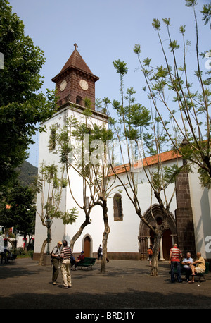 Igreja Matriz a Machico - Madera Foto Stock