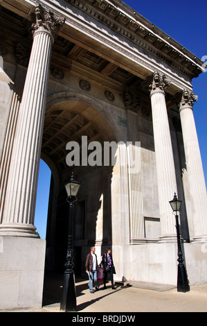 Wellington Arch, Hyde Park Corner, City of Westminster, Greater London, England, Regno Unito Foto Stock