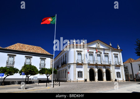 Il Municipio, Velha, Faro old town, Portogallo Foto Stock