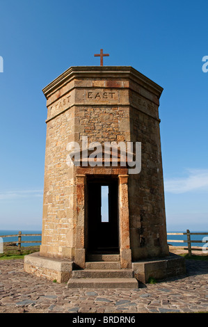 La ' torre dei venti ' a compass point, Bude, Cornwall, Regno Unito Foto Stock