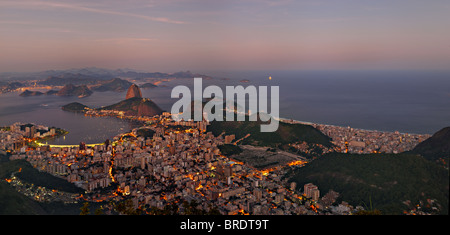 Rio de Janeiro Skyline, Brasile Foto Stock