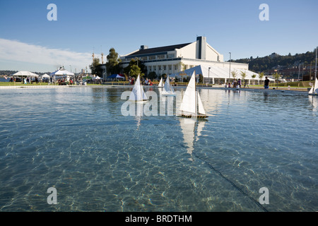 Il Lago Union Park Grand Opening - Settembre 25, 2010. A sud il Lago Union, Seattle, Washington Foto Stock